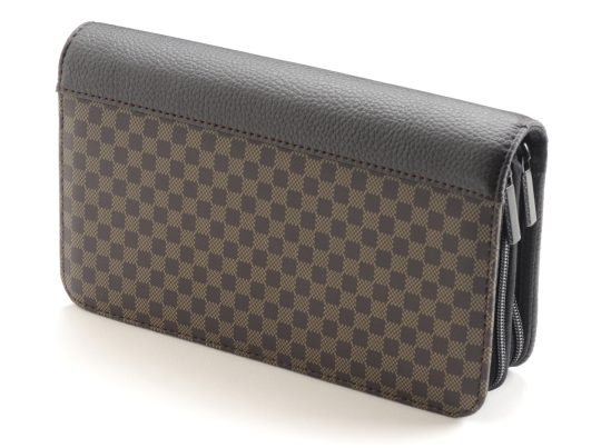 Brown Checkered Shear Case